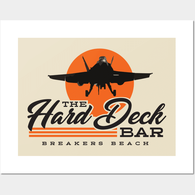 Hard Deck Bar Wall Art by MindsparkCreative